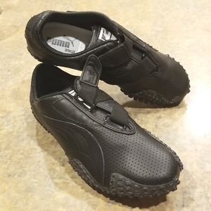 puma mostro black leather